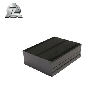 Caixas de casos de eletrônica de gabinete de extrusão de alumínio 69x24 preto